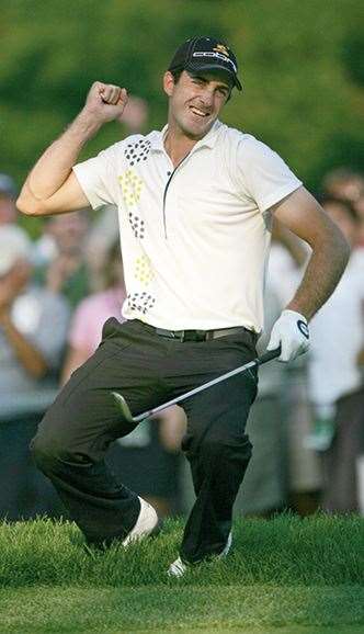 The run began with this chip-in par at the 71st hole.