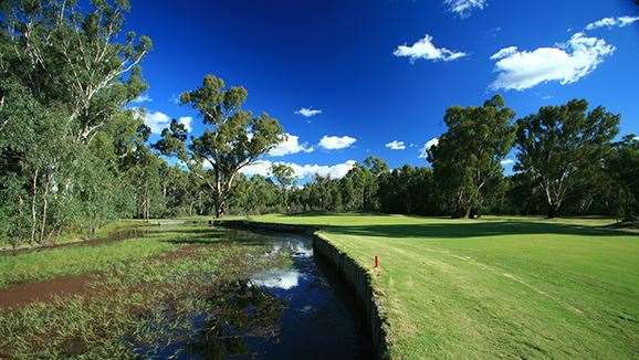 Yarrawonga & Mulwala GC's Murray course. PHOTO:Brendan James