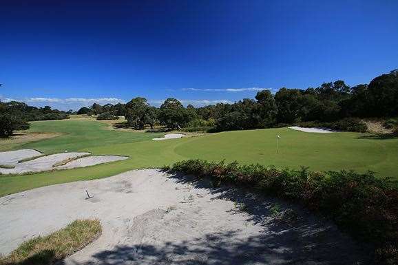 Royal Melbourne West course. PHOTO:Brendan James