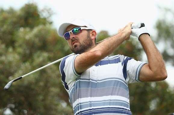 Rhein Gibson is the best of the Australians after his 67. PHOTO: Getty Images.