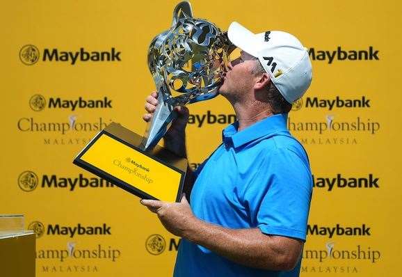 Marcus Fraser was desperately out of form before turning his game around in just a few days before winning in Malaysia. PHOTO: Mohd Rasfan/AFP/Getty Images.