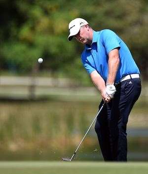 Fraser out on a short game clinic at the Maybank, getting saving par eight times over the weekend. PHOTO: Stanley Chou/Getty Images. 