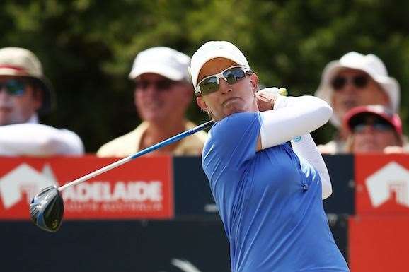 Webb says she is hitting the ball better than she has in a long time. PHOTO: Morne de Klerk/Getty Images.