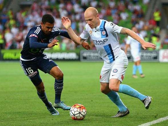 Aaron Mooy's playing the best football in his career for Melbourne City. (Getty Images)