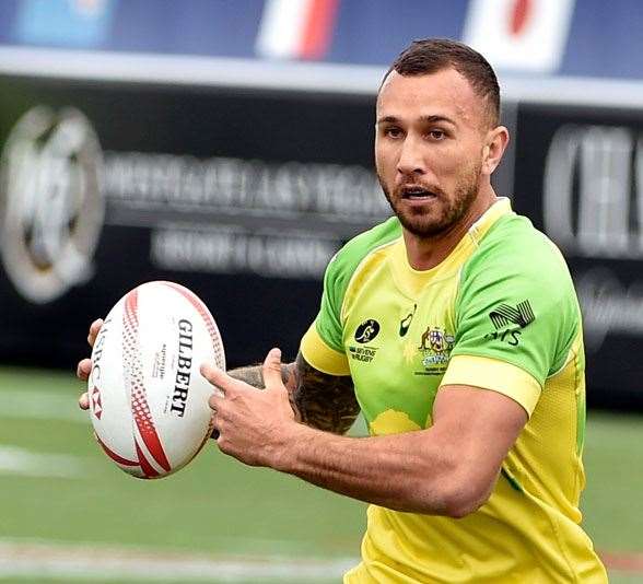 Quade Cooper in action for the Thunderbolts. (Photo by Getty Images)