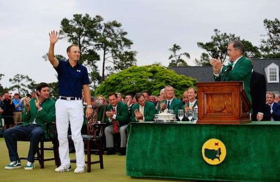 Should Jordan Spieth win again this year, Payne will be the man to present him with his second green jacket. PHOTO: Jamie Squire/Getty Images