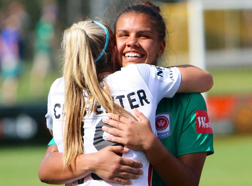 Mathyssen-Whyman and Ellie Carpenter are part of the Matildas future