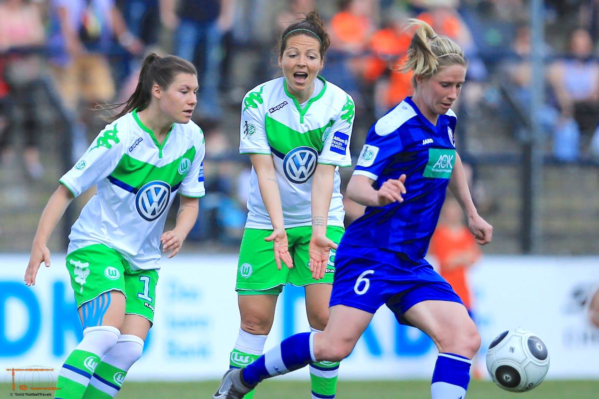 Kellond-Knight's Potsdam with a big win over Wolfsburg (Photo: Tom Seiss)