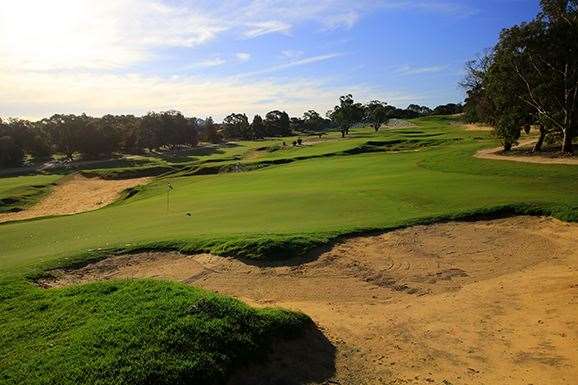 The short par-4 13th has been applauded by our judges. PHOTO: Brendan James/Golf Australia magazine.