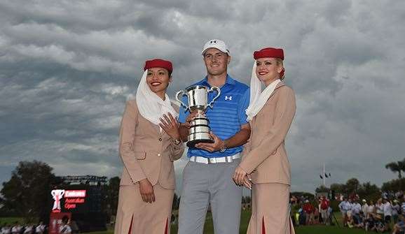 Spieth says he is keen to add a second Stonehaven Cup to his trophy cabinet. PHOTO: Peter Parks/AFP/Getty Images.
