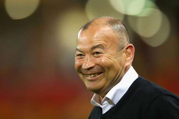 All smiles for Eddie Jones. (Photo by Getty Images)