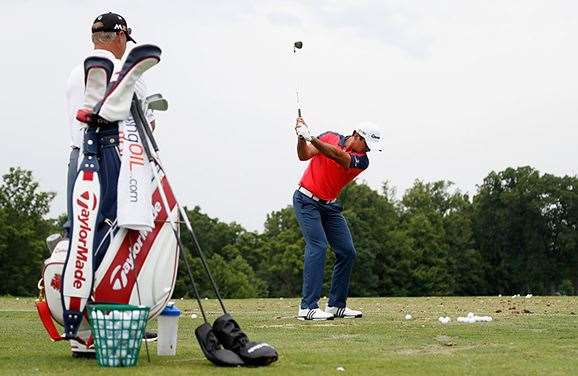Jason Day’s rehearsal has been as meticulous as ever. He’s the $7 favourite. PHOTO: Christian Petersen/Getty Images