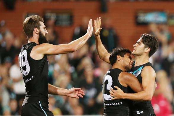 The Power need to find some spark if they want finals footy. (Photo by Getty Images)
