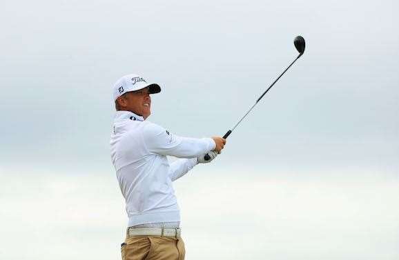 TROON, SCOTLAND - JULY 11:  Matt Jones of Australia tees off on the 15th hole during a practice round ahead of the 145th Open Championship at Royal Troon on July 11, 2016 in Troon, Scotland.  (Photo by Mike Ehrmann/Getty Images)