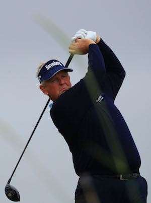 Montgomerie says there is no longer any pressure on him to win. PHOTO: Mike Ehrmann/Getty Images.