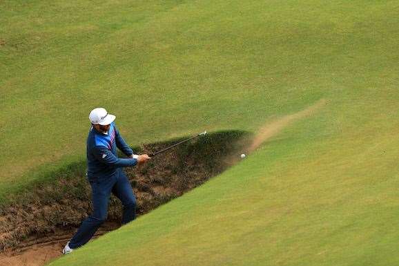 Dustin Johnson. PHOTO: Mike Ehrmann/Getty Images.