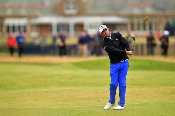 Scott Hend's approach shot on the 2nd set up a birdie. PHOTO: Stuart Franklin/Getty Images.