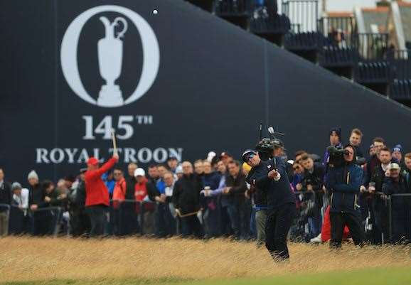 Adam Scott says his ball-striking improved through the course of the Open but he couldn't get the green speeds right. PHOTO: Mike Ehrmann/Getty Images.