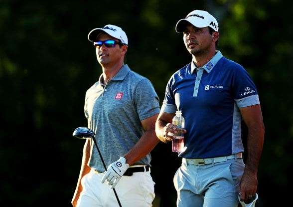 Both Adam Scott (left) and Jason Day (right) will not compete at the Olympics. 