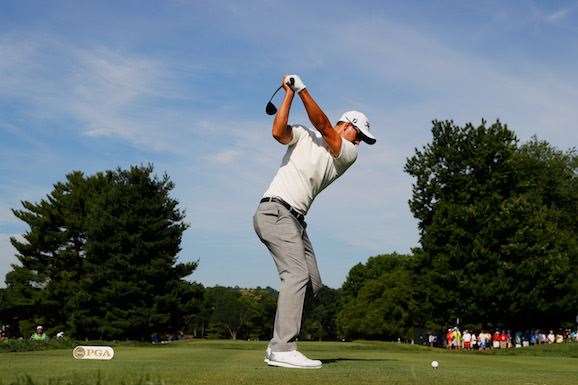 Adam Scott said he missed some chances and is hoping for better on day two. PHOTO: Kevin C. Cox/Getty Images.
