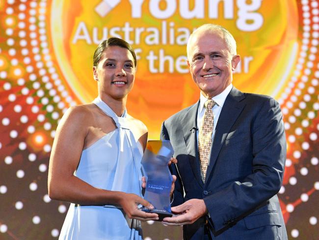 Sam Kerr named 2018 Young Australian the Year - The Game Australia's Home of Women's Sport