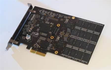 Seriously impressive: OCZ's PCI-Express based SSD allows for raid arrays