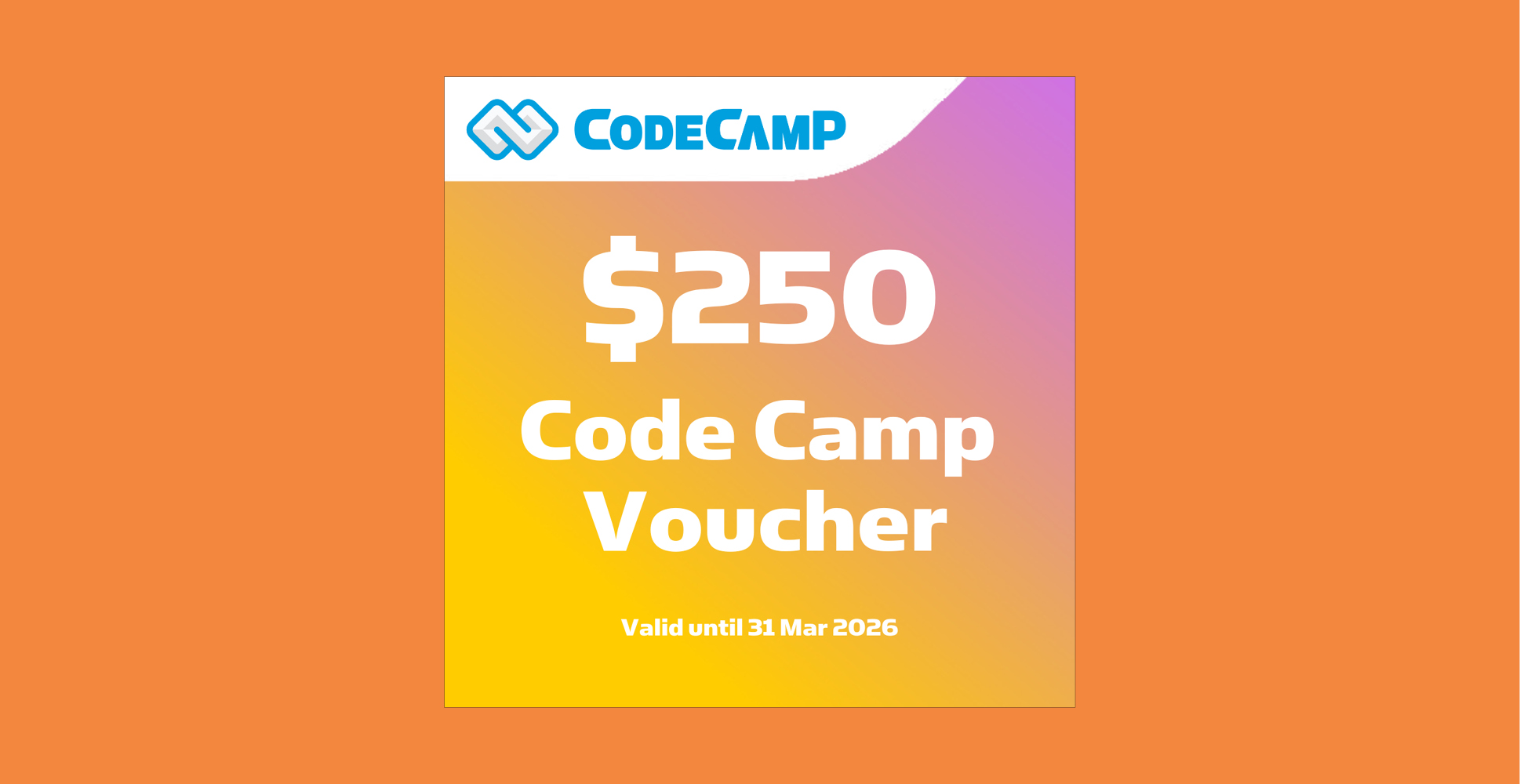 $250 Code Camp Voucher Giveaway – K-Zone