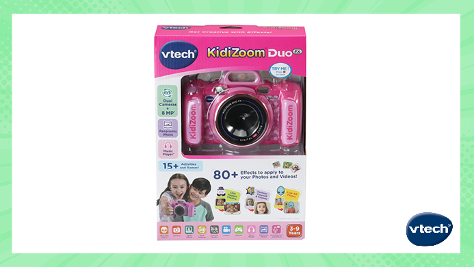 Unleash your creativity with the new Kidizoom Duo FX camera from