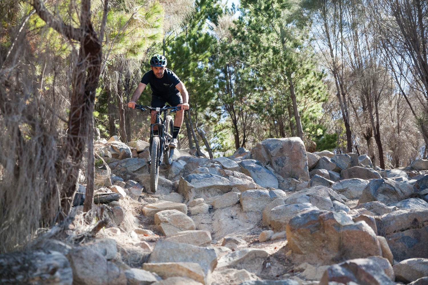 How To Tackle Long Rock Gardens Australian Mountain Bike The