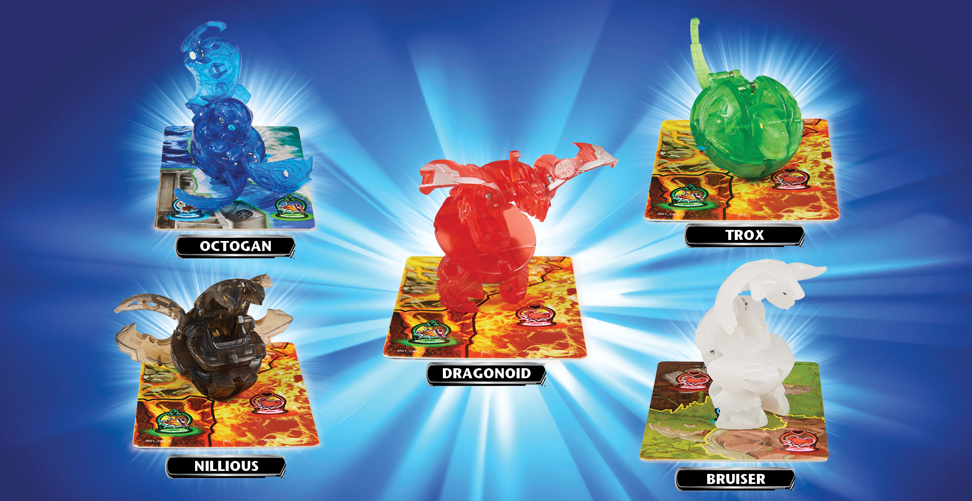 Pick a Bakugan pack to battle with!
