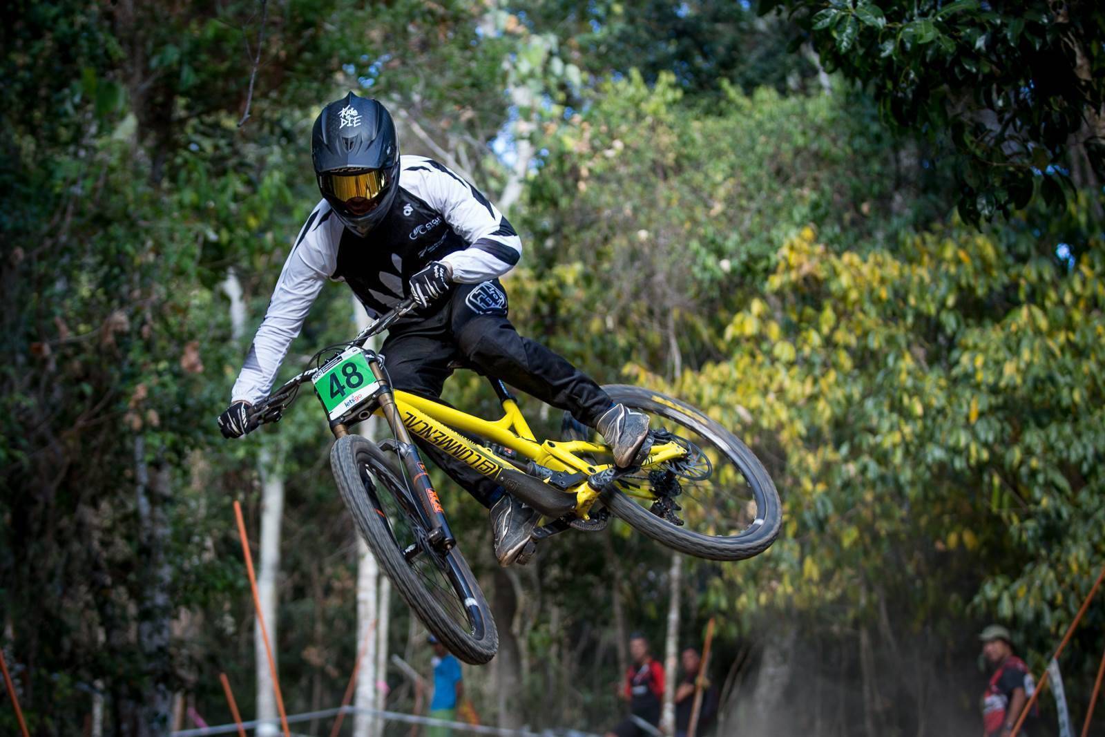 First test of speed - Downhill timed practice - Australian Mountain ...