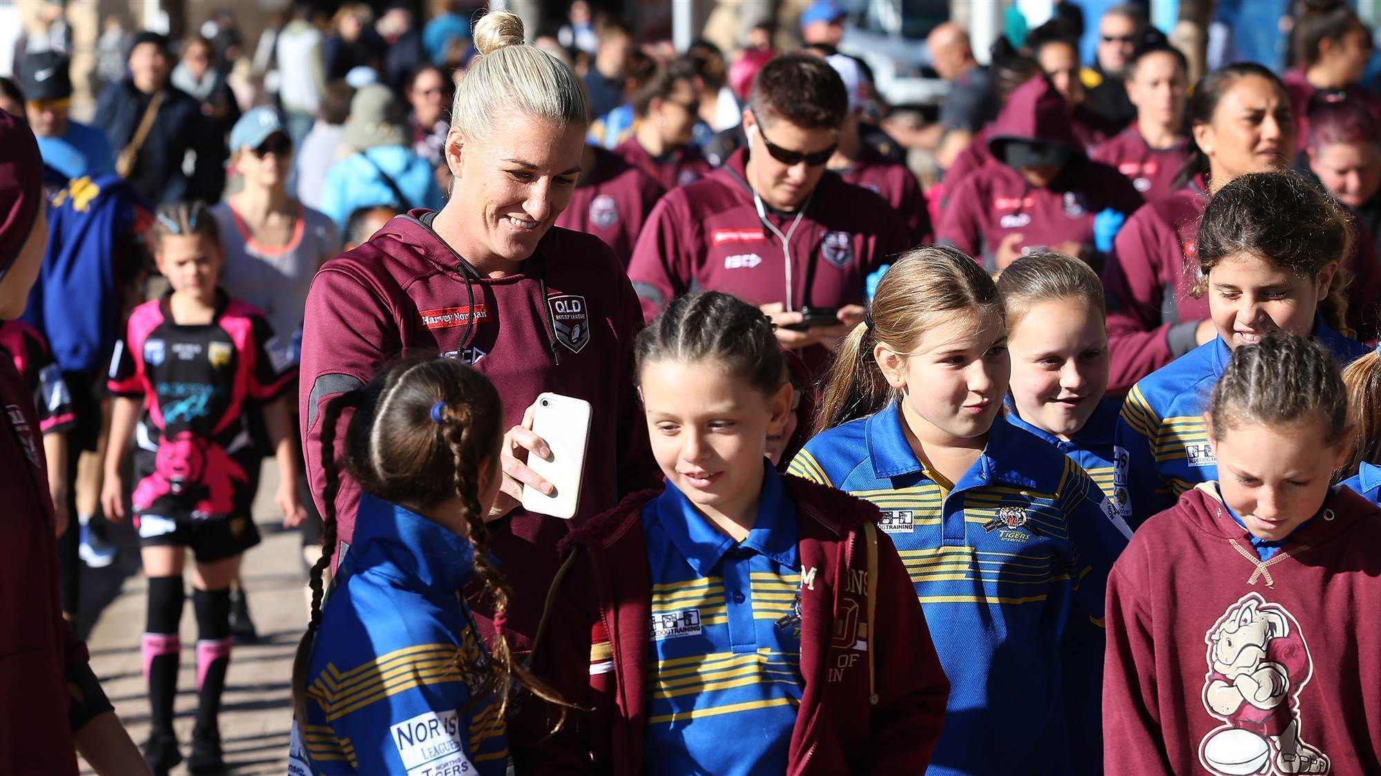 Pic special: Junior State of Origin teams meet the Maroons ...