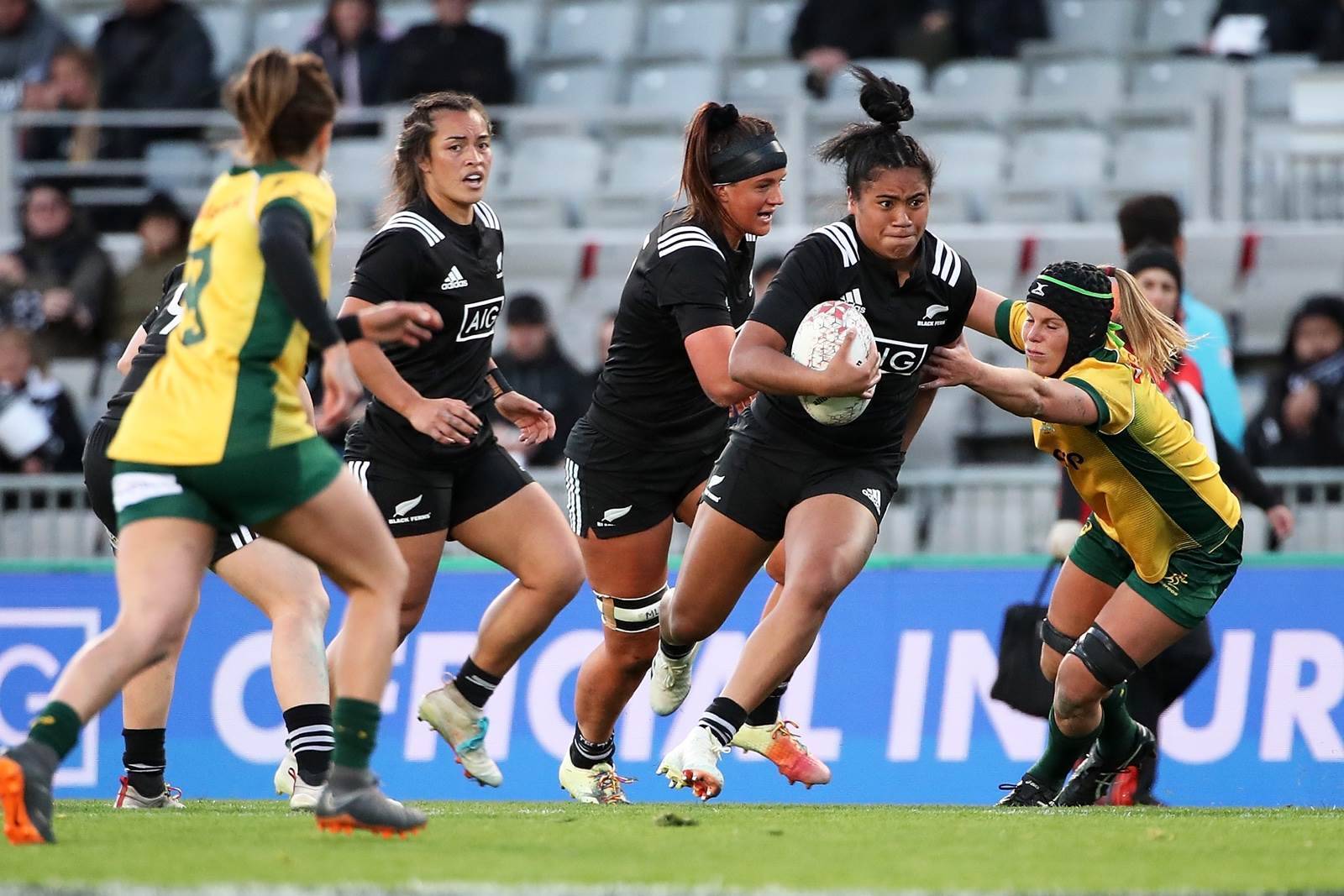 Pic Special Black Ferns Smash The Wallaroos The Womens Game Australias Home Of Womens 1760