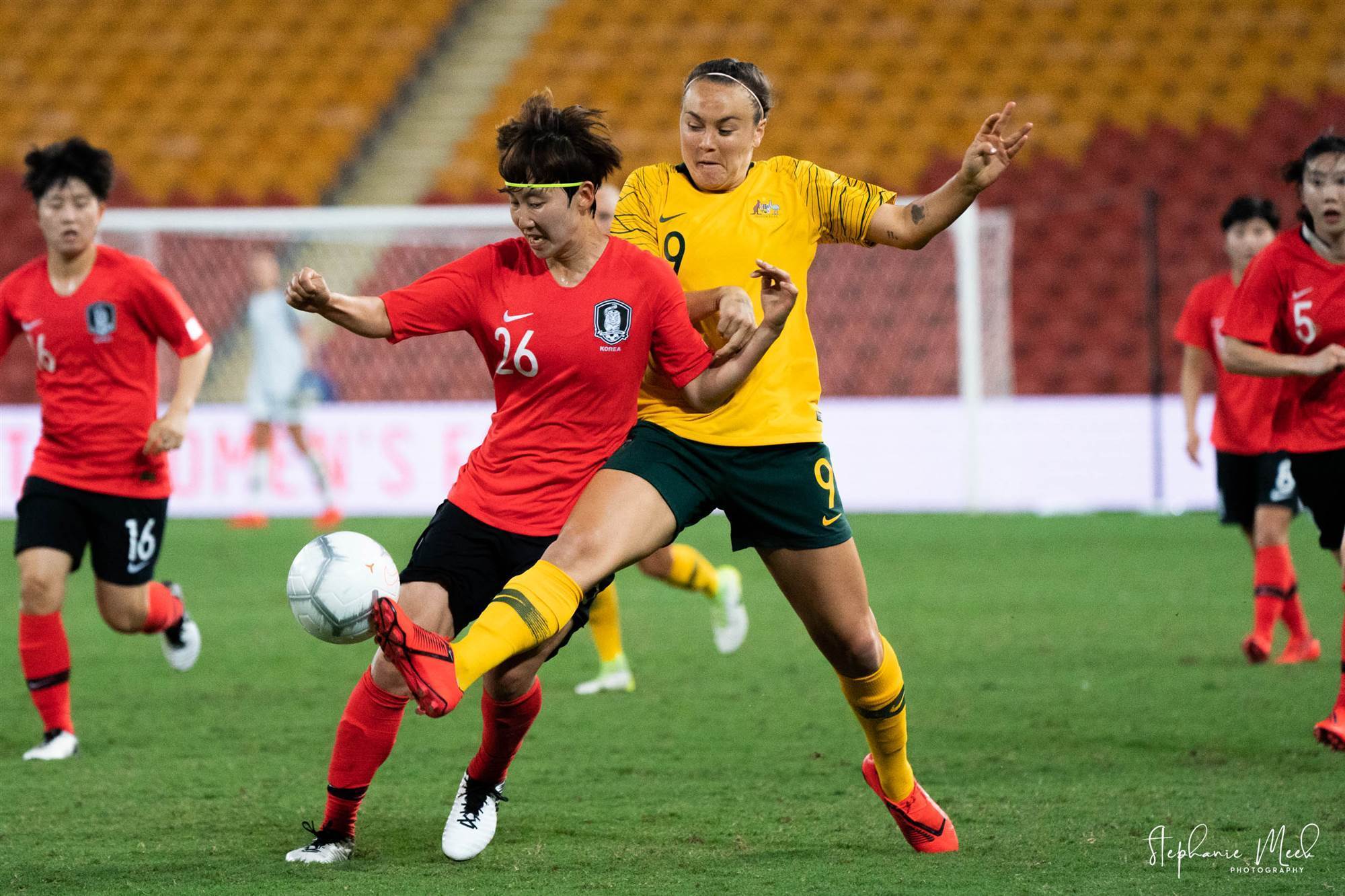 Pic Special: Australia v South Korea - The Women's Game - Australia's