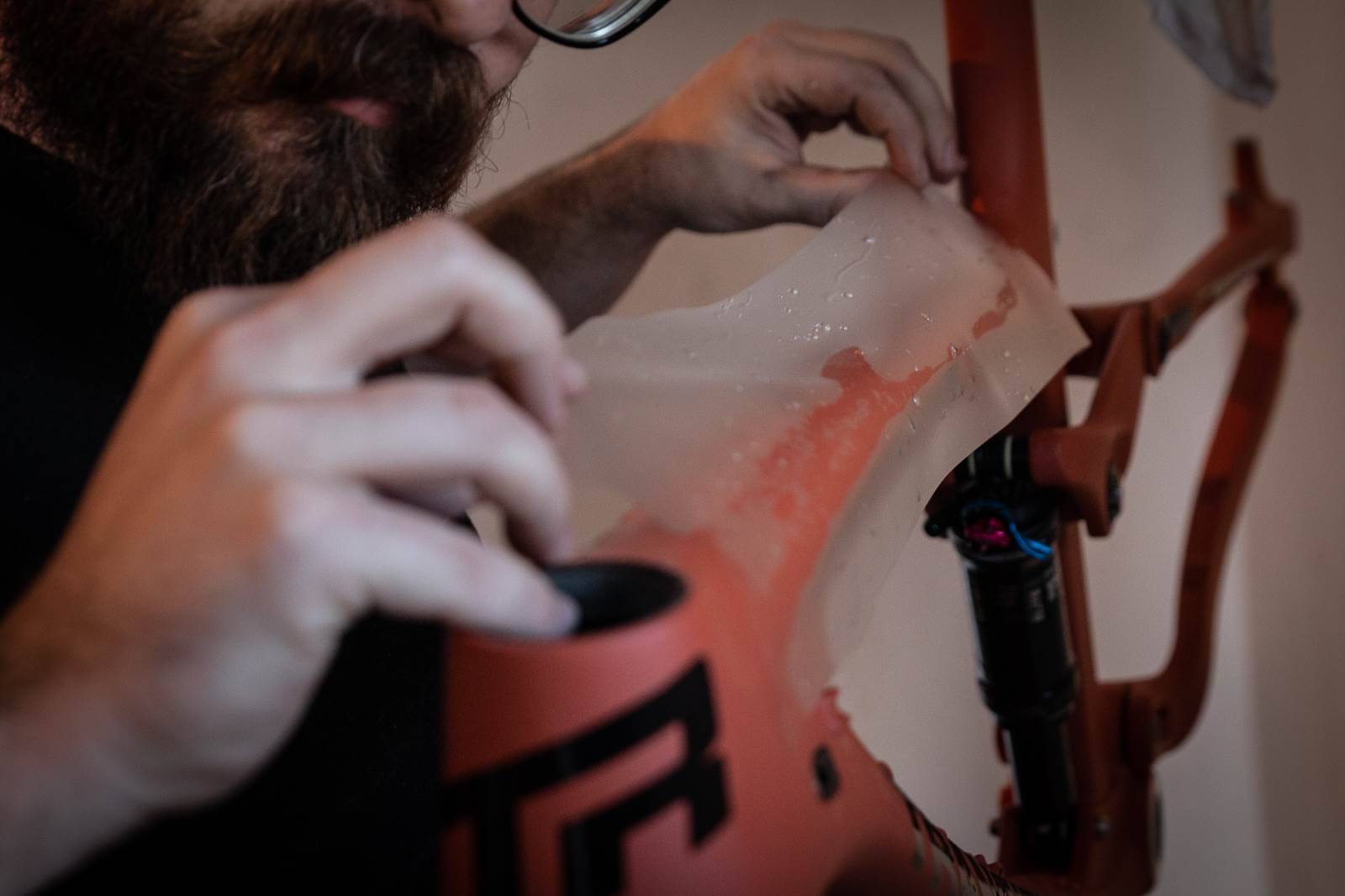 How to fit Frameskin frame protection Australian Mountain Bike The