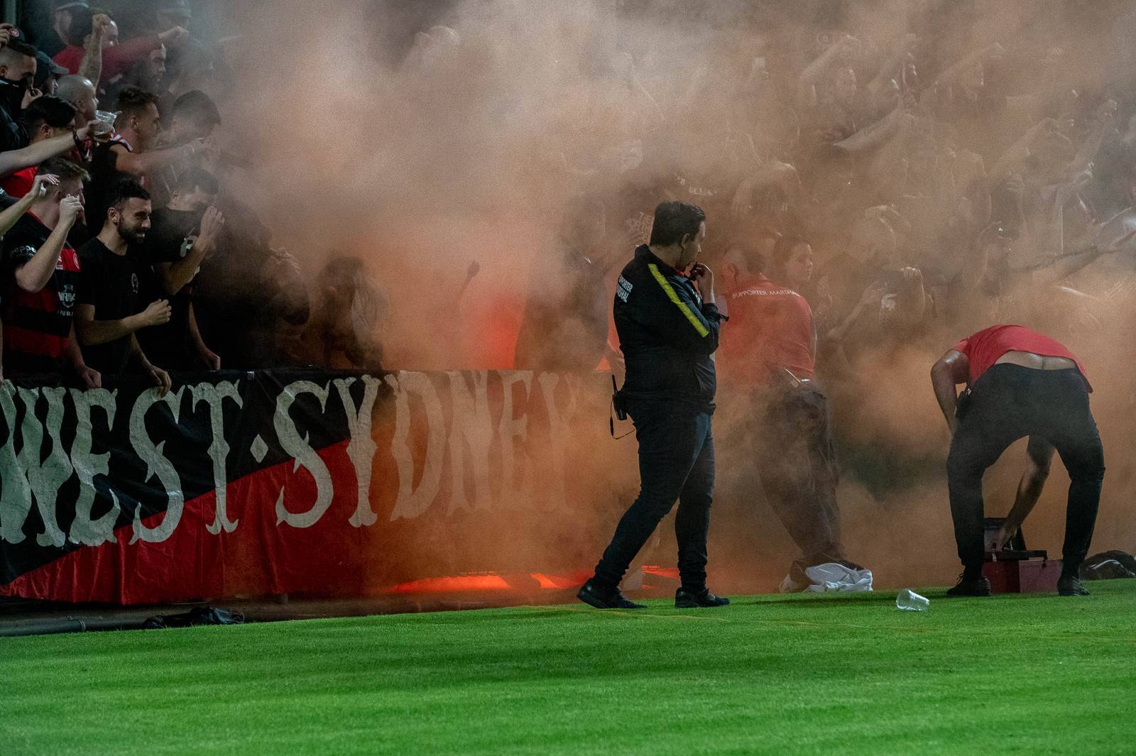 Sydney derby the fans and flares pic special FTBL The home of