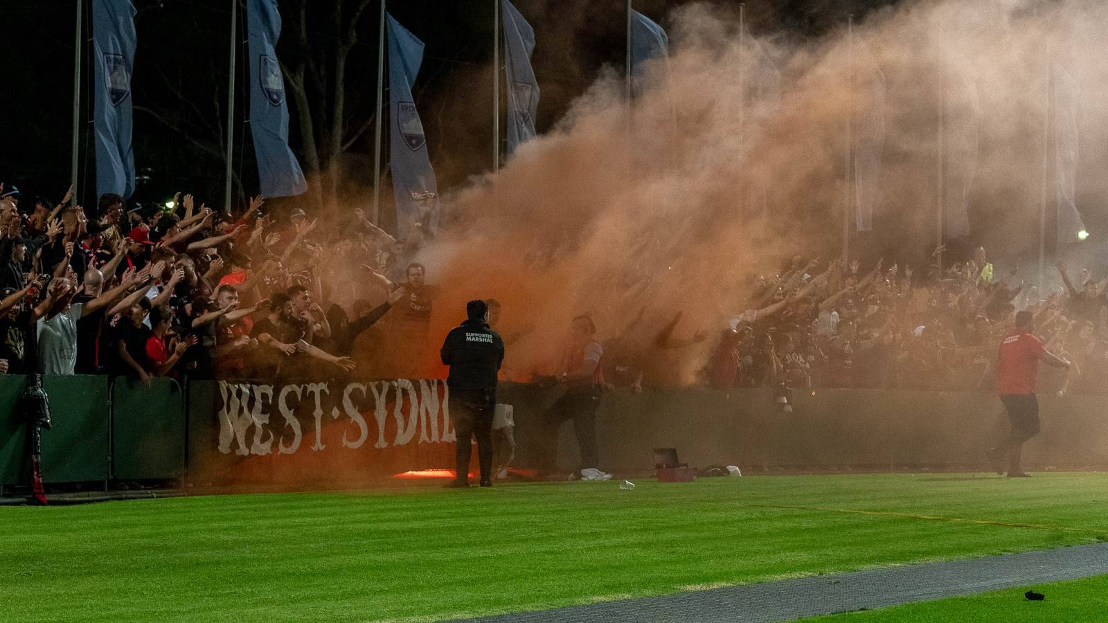 Sydney derby the fans and flares pic special FTBL The home of