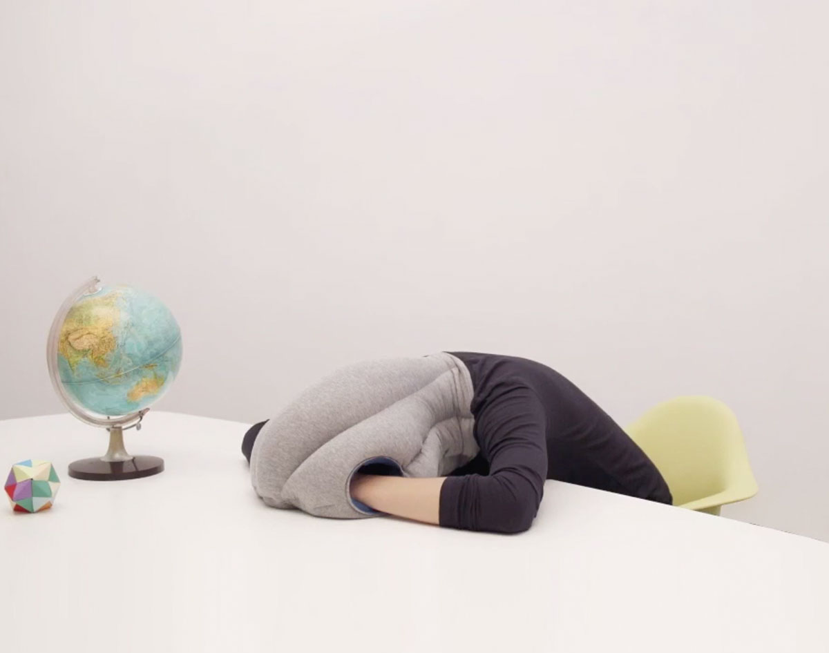 ostrich napping pillow