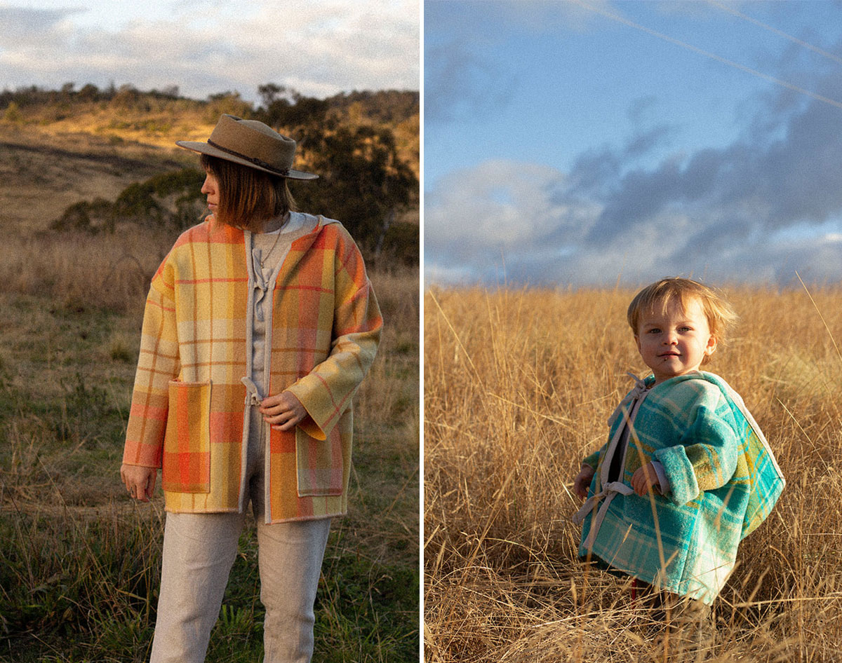 blanket coats for grownups and wee ones • fashion • frankie magazine