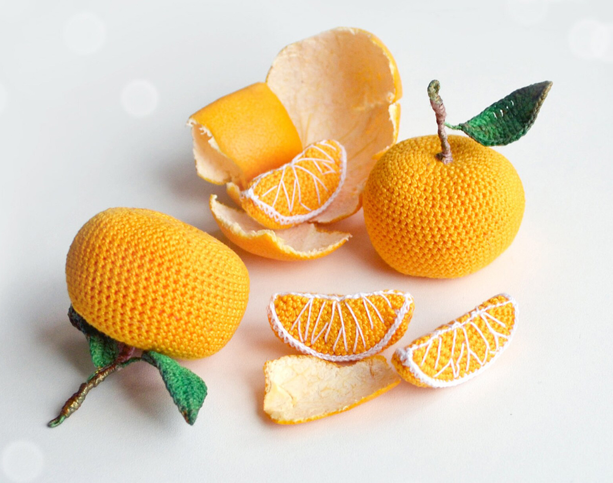 Crochet Mandarin Orange