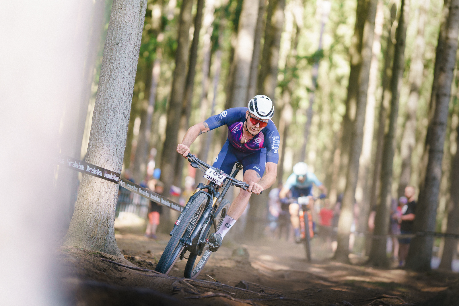 Bec McConnell wins the Nove Mesto XCO World Cup