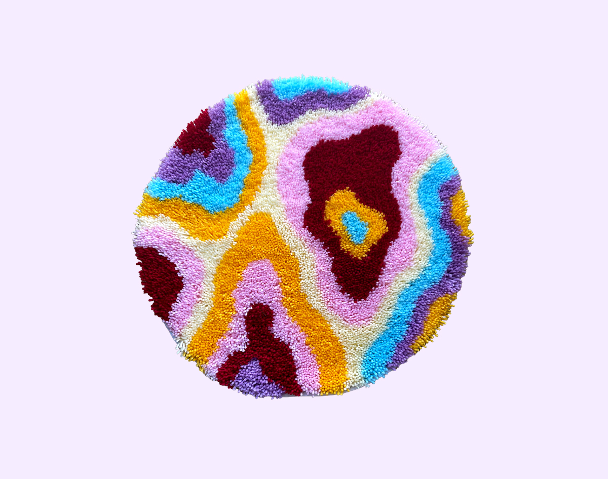 Fluffy Rug Making craft club co's diy fluffy rugs • craft • frankie magazine • frankie ...