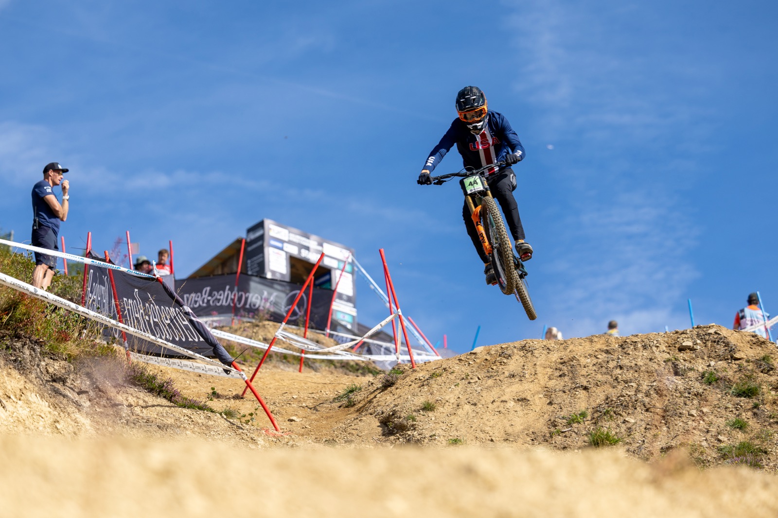 Downhill Practice at MTB World Championships