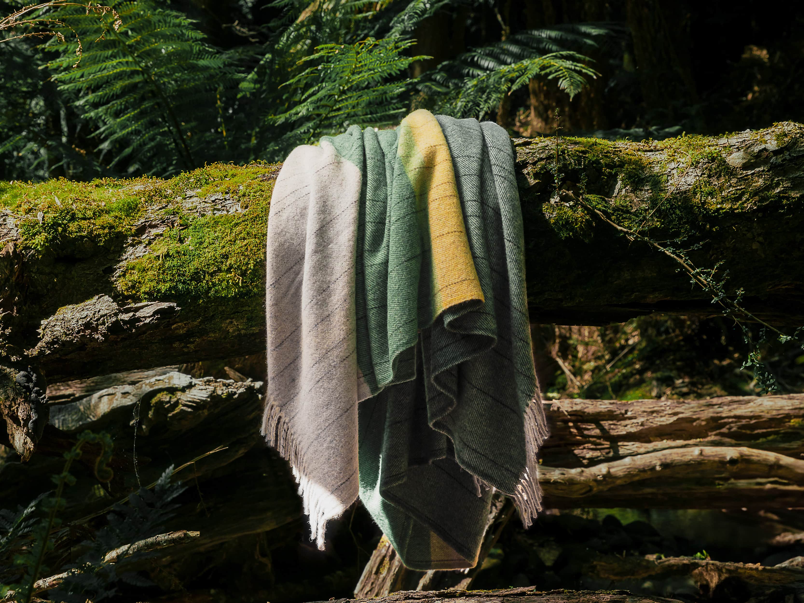 these recycled wool blankets are an ode to the tasmanian wilderness ...