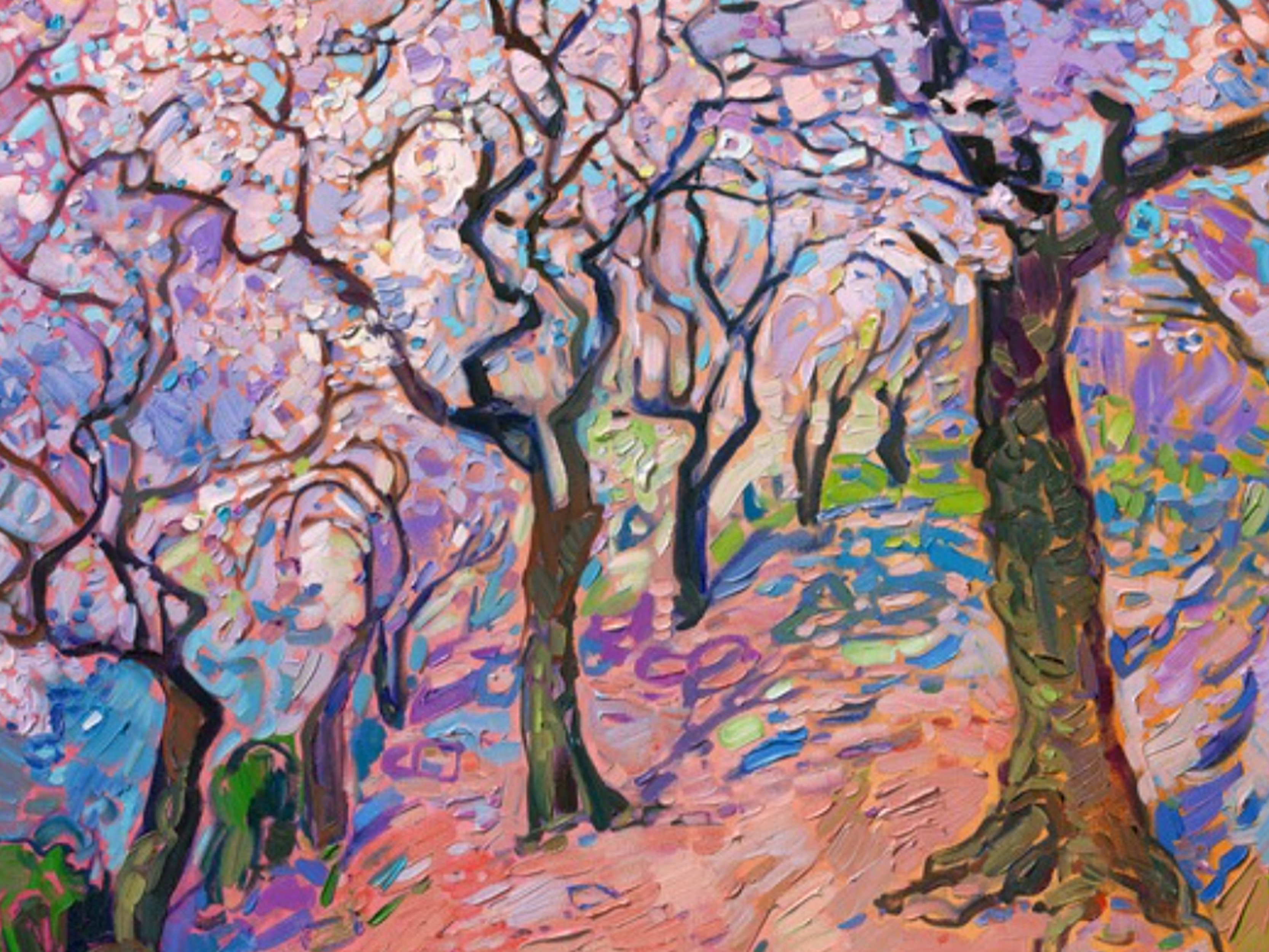 erin hanson has a knack for painting super-vibrant scenes • art ...