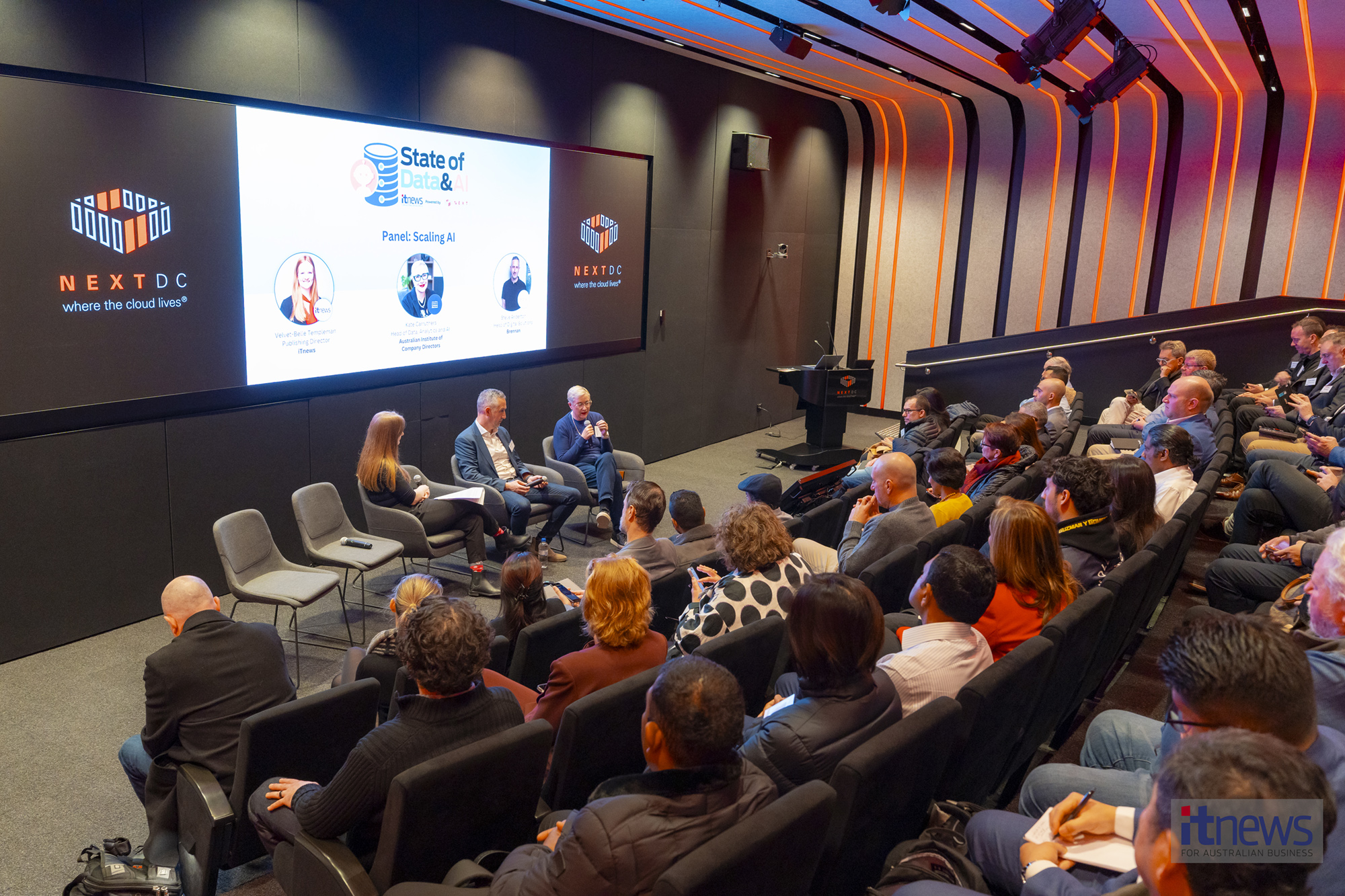 AI and Data technology event at NEXTDC