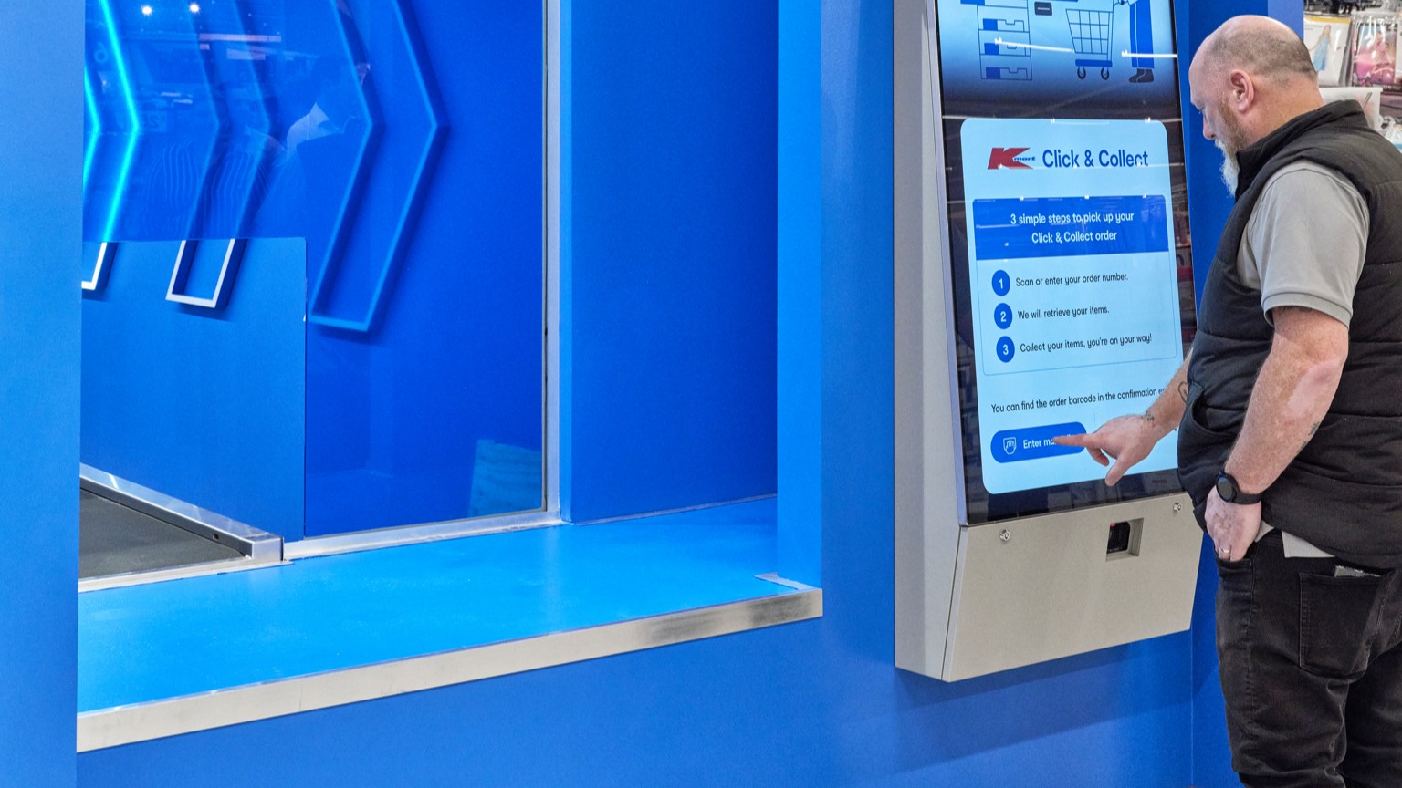 Kmart Australia trials 'click and collect' kiosk in store