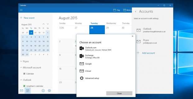 Windows 10 review: Calendar