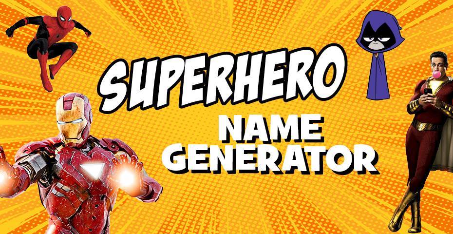 Whats Your Superhero Name Superhero Name Generator (Instant Download) 