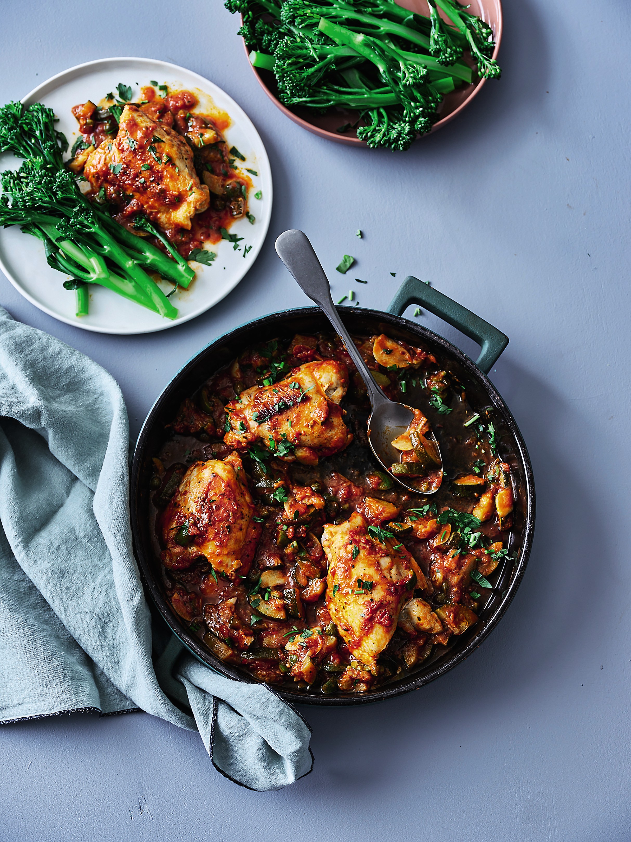 Low-carb chicken puttanesca recipe